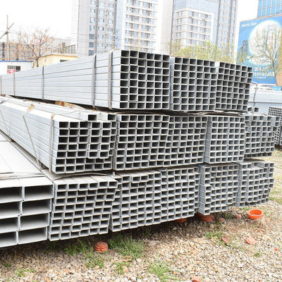 Überlegene Korrosionsbeständigkeit 0,12 mm-6 mm Dicke Heißdip Galvanized Quadrat Stahlrohr und Rohr GI mit ROHS-Zertifikat