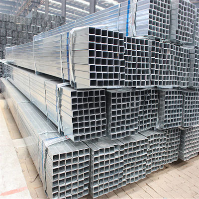 Überlegene Korrosionsbeständigkeit 0,12 mm-6 mm Dicke Heißdip Galvanized Quadrat Stahlrohr und Rohr GI mit ROHS-Zertifikat