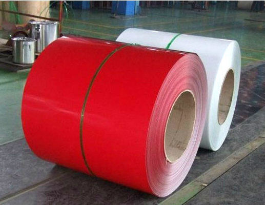 Farbbeschichtete Aluminiumspulen, hergestellt von Herstellern mit einer Toleranz von ± 1% bei O H112 Temperatur