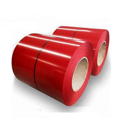 Material DX51D Farbbeschichtete Stahlspulen mit Z121-Z180 Beschichtung und Länge 600-12000mm