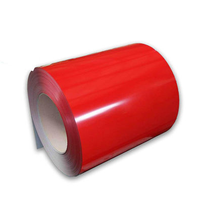 0.6mm PPGI-Spule Farbbeschichtete Stahlspule mit Toleranz ± 1% Stanzverarbeitung und beliebteste Farben