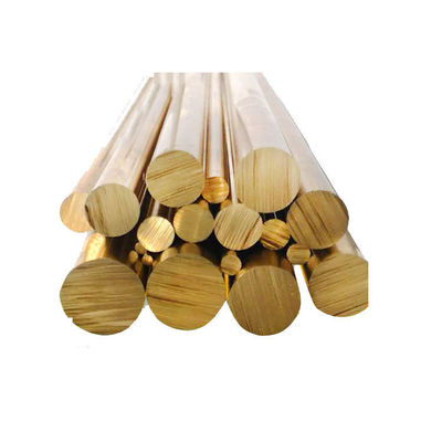 Längen 1-6 m oder nach Bedarf für Rohstoffe biegen 2 m C1100 Kupferrunder Stab Flat Round Solid Brass Bar