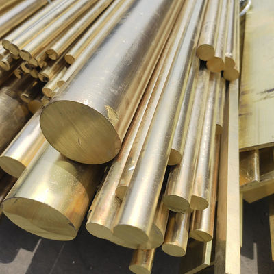 Längen 1-6 m oder nach Bedarf für Rohstoffe biegen 2 m C1100 Kupferrunder Stab Flat Round Solid Brass Bar