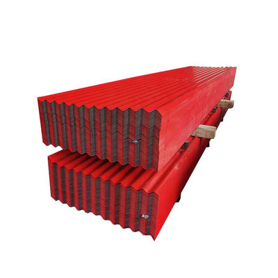 1800-2000 mm Länge 0,4 mm 24 Gauge Wellstahldachplatte mit Gewissheit und Toleranz von ± 1%